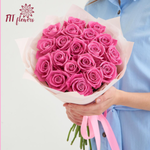 19 PINK ROSES